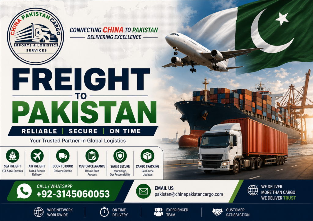 Freight to Pakistan